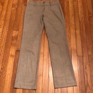 Ann Taylor Signature Straight Dress Pant Tan Sz 2